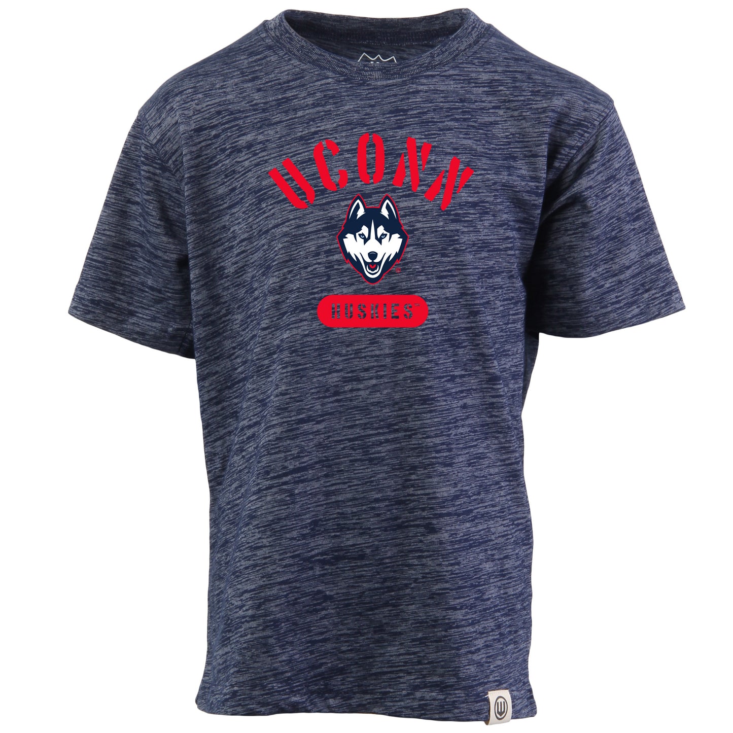 UCONN Huskies NCAA Kids S/S Cloudy Yarn Tee
