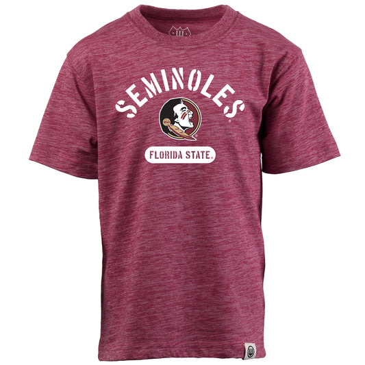 Florida State Seminoles NCAA Kids S/S Cloudy Yarn Tee
