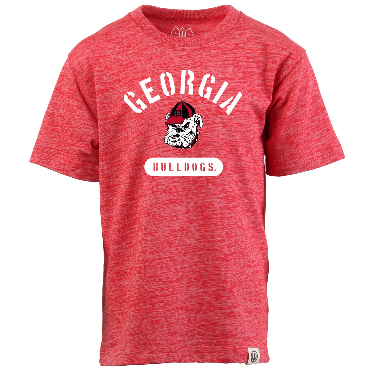 Georgia Bulldogs NCAA Kids S/S Cloudy Yarn Tee