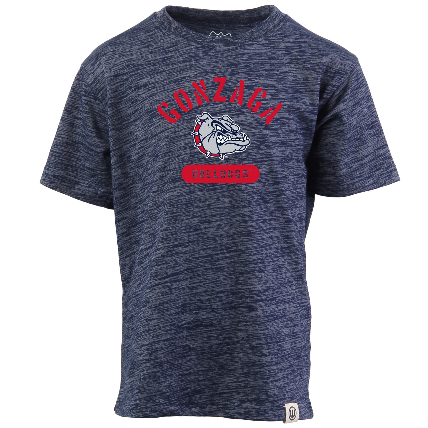 Gonzaga Bulldogs NCAA Kids S/S Cloudy Yarn Tee
