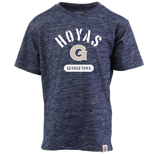 Georgetown Hoyas NCAA Kids S/S Cloudy Yarn Tee