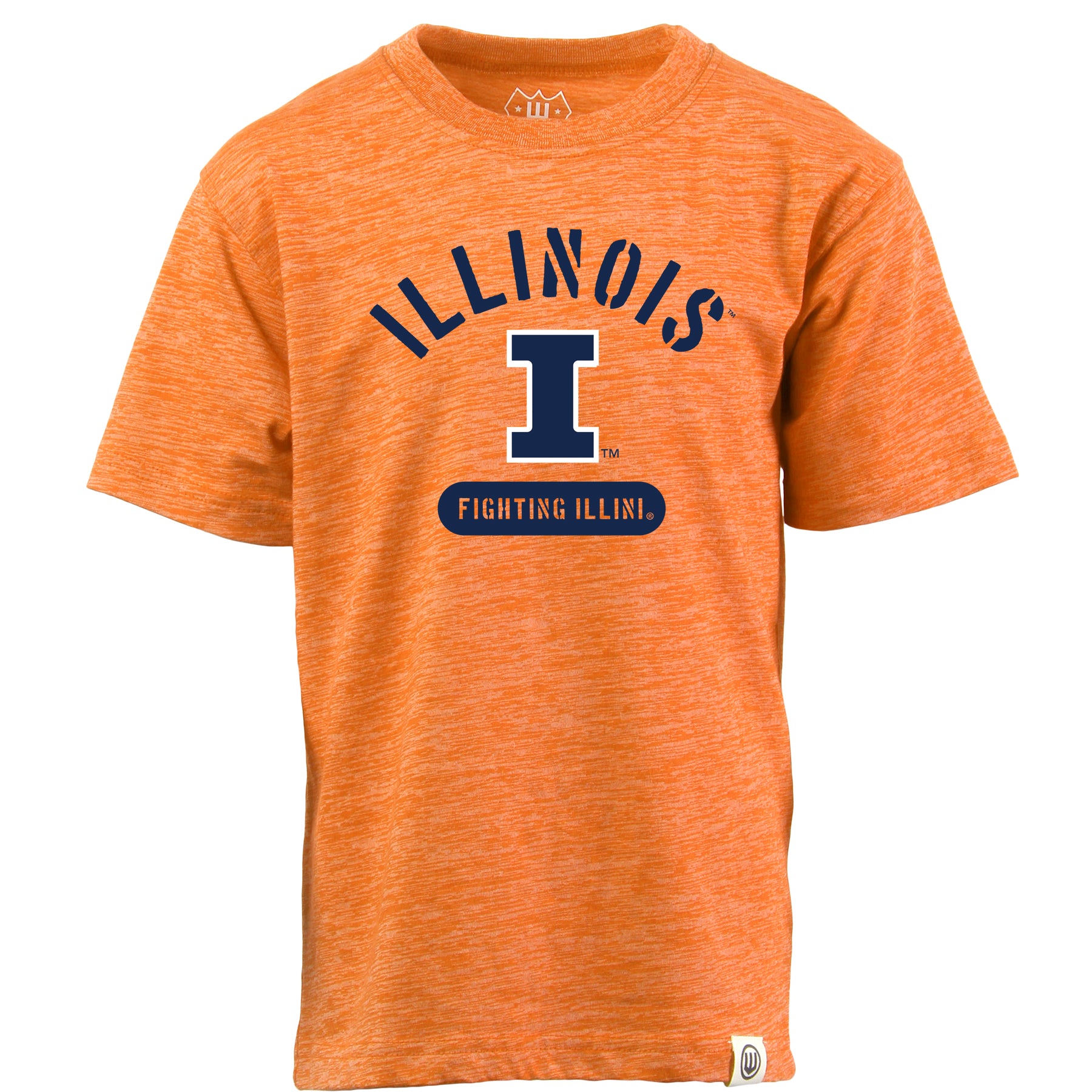Illinois Fighting Illini NCAA Kids S/S Cloudy Yarn Tee – Wes & Willy