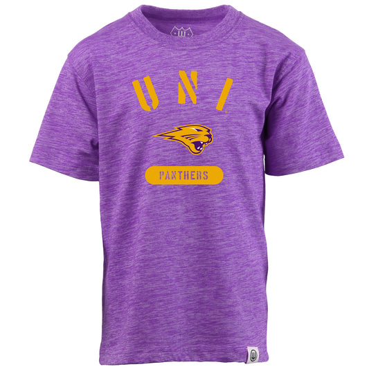 Northern Iowa Panthers Youth SS Cloudy Yarn Tee