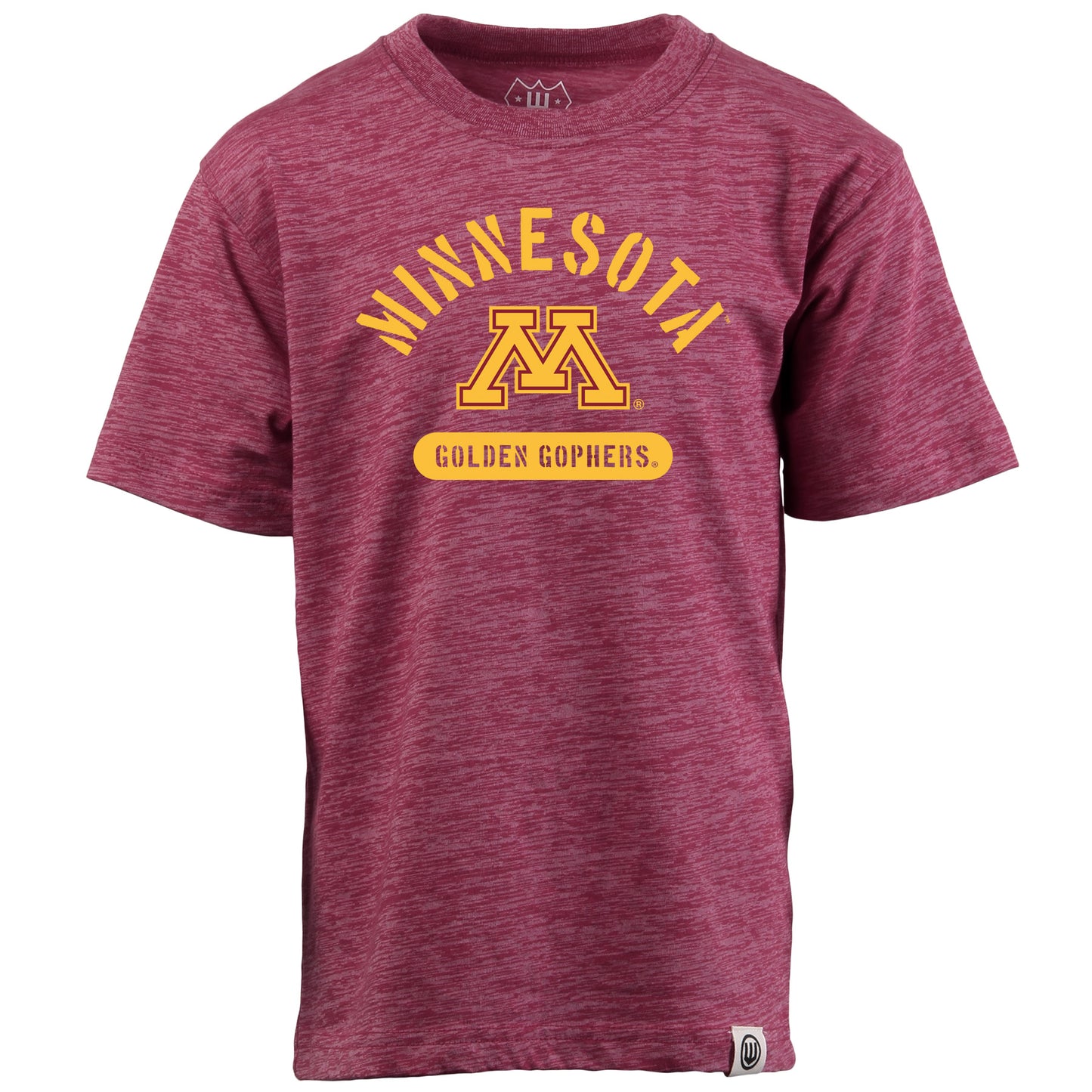 Minnesota Golden Gophers NCAA Kids S/S Cloudy Yarn Tee