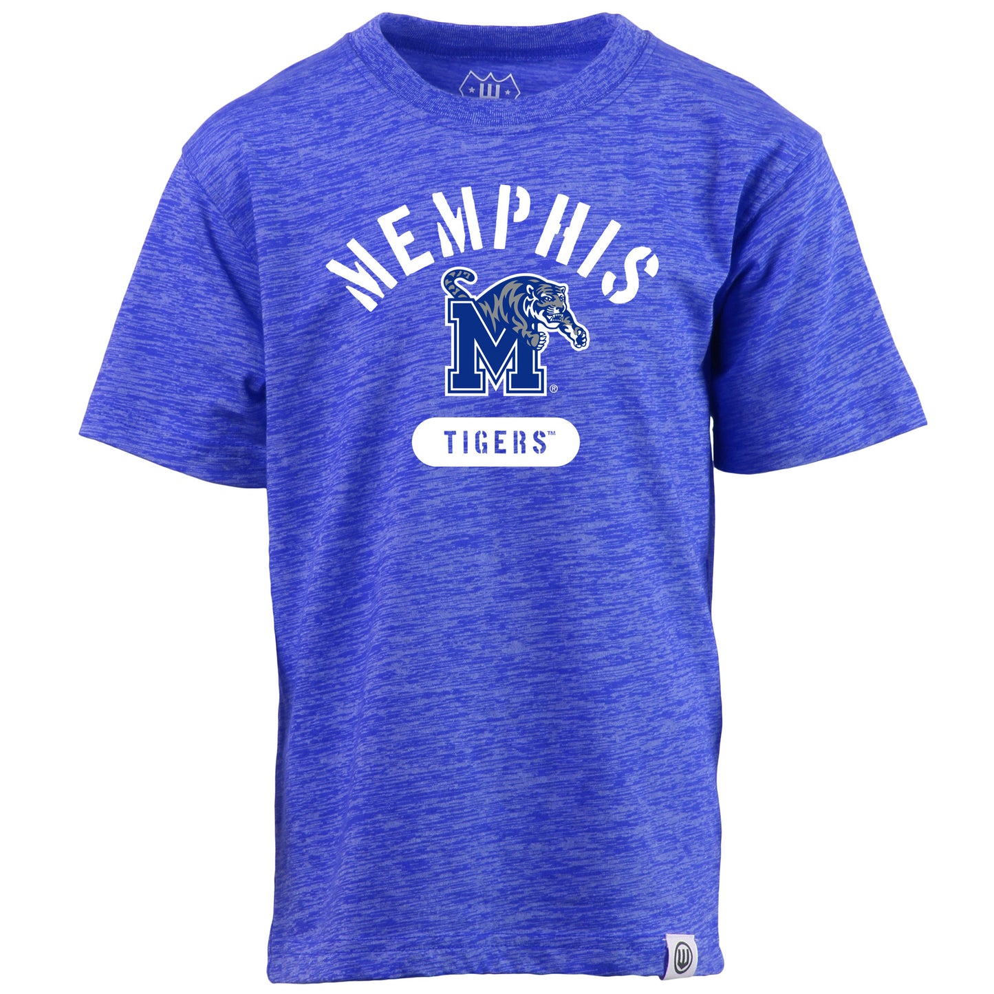 Memphis Tigers NCAA Kids S/S Cloudy Yarn Tee