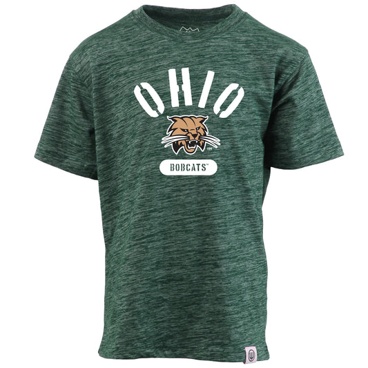 Ohio Bobcats NCAA Kids S/S Cloudy Yarn Tee