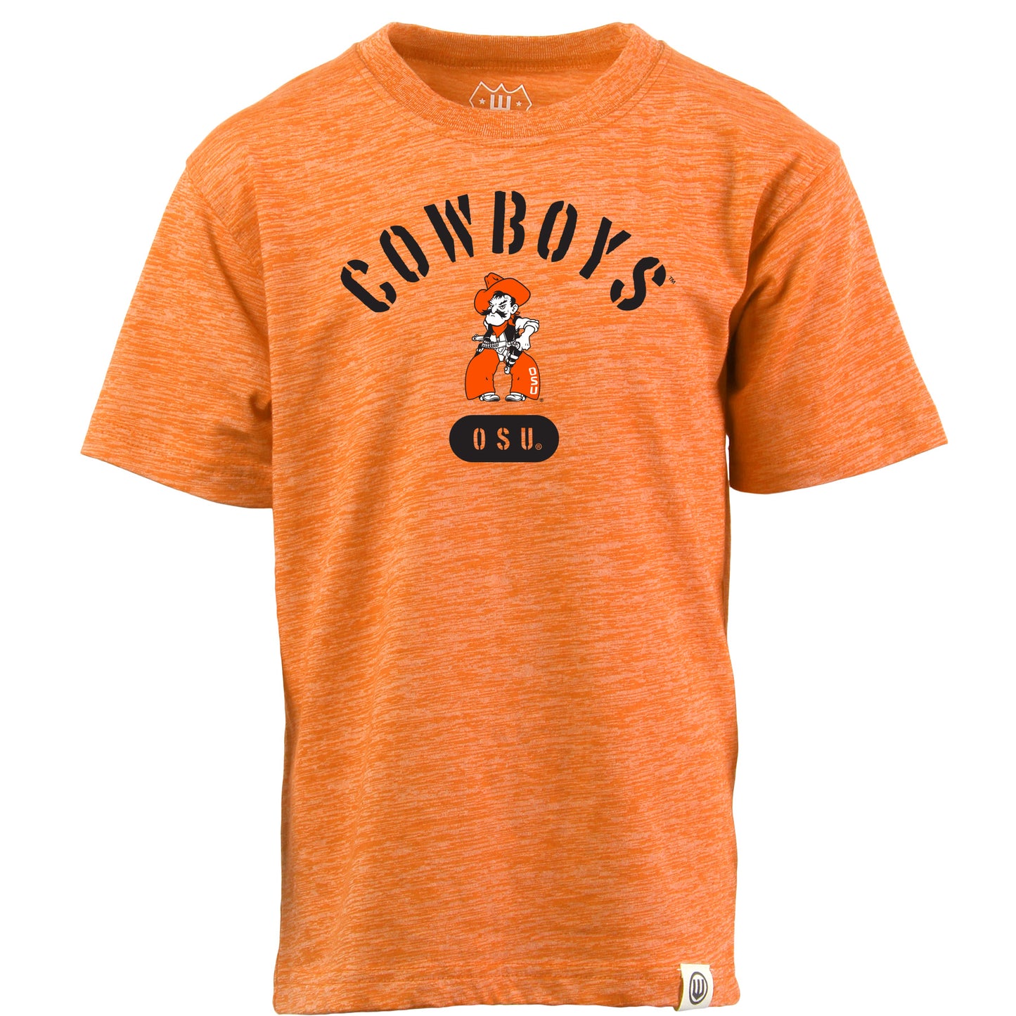 Oklahoma State Cowboys NCAA Kids S/S Cloudy Yarn Tee