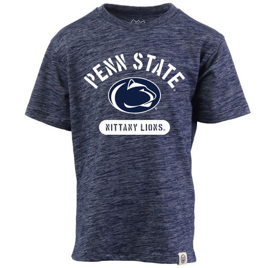 Penn State Nittany Lions NCAA Kids S/S Cloudy Yarn Tee