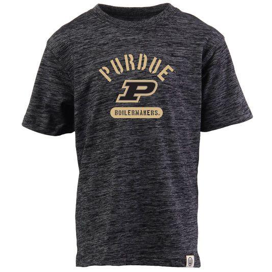 Purdue Boilermakers NCAA Kids S/S Cloudy Yarn Tee
