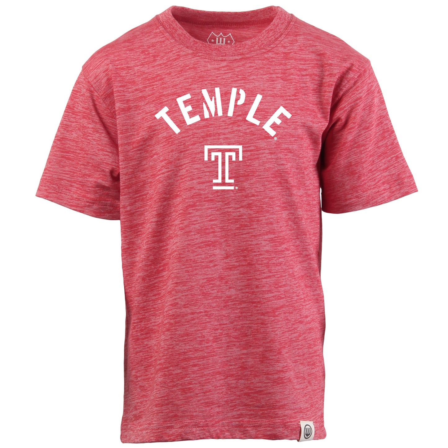 Temple Owls NCAA Kids S/S Cloudy Yarn Tee