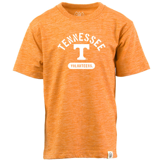 Tennesee Volunteers NCAA Kids S/S Cloudy Yarn Tee