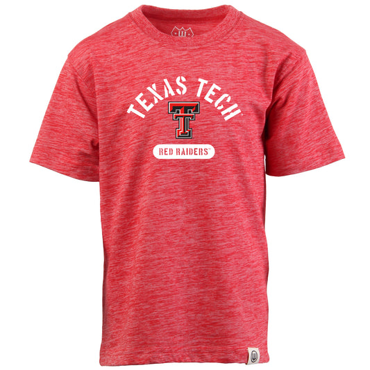 Texas Tech Red Raiders NCAA Kids S/S Cloudy Yarn Tee