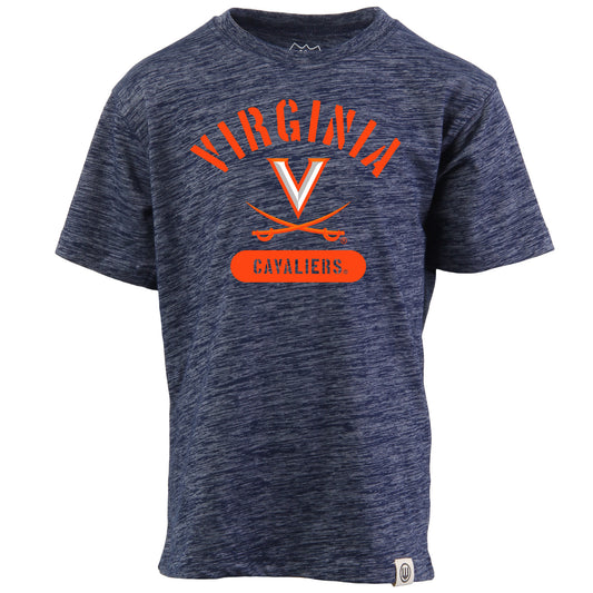 Virginia Cavaliers NCAA Kids S/S Cloudy Yarn Tee