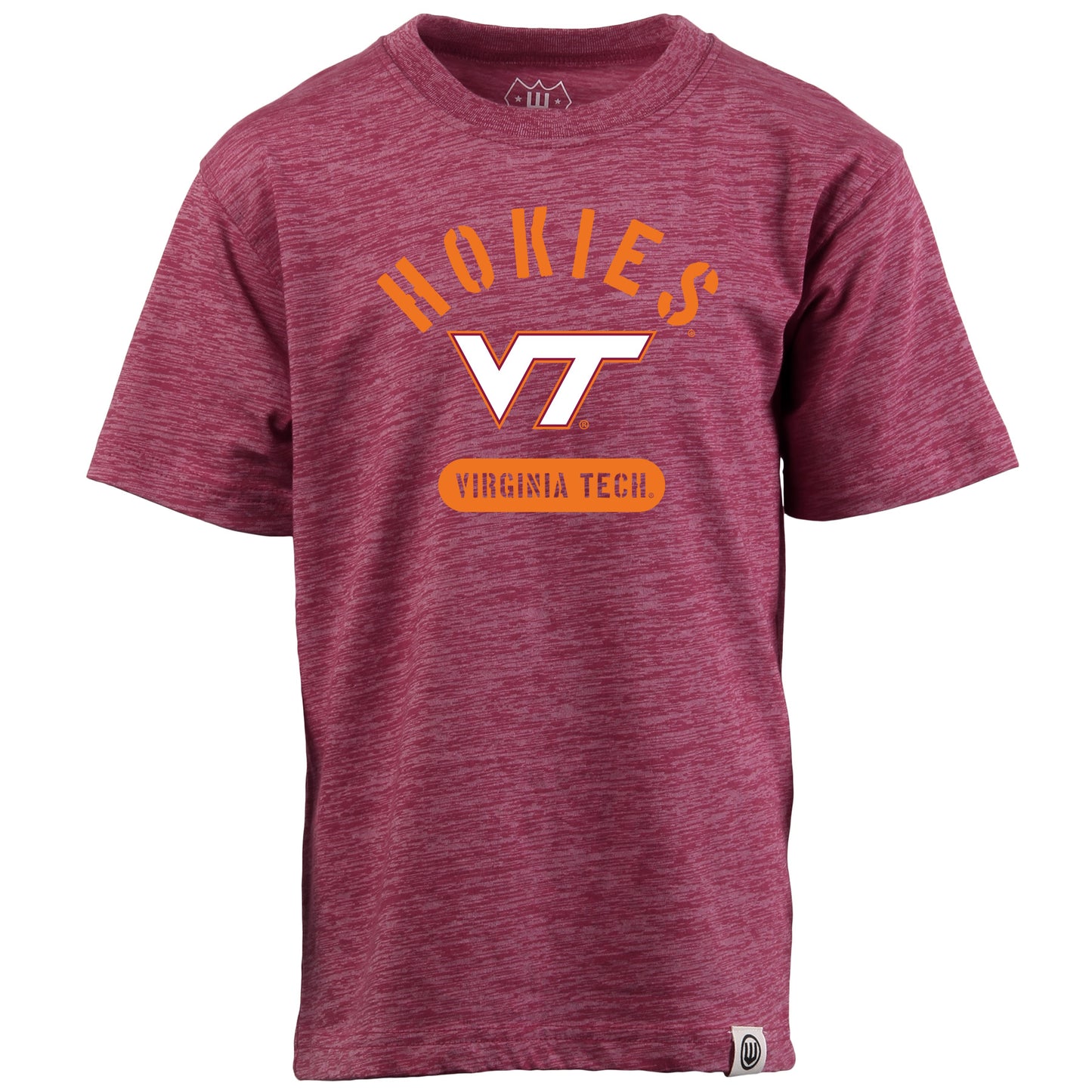 Virginia Tech Hokies NCAA Kids S/S Cloudy Yarn Tee