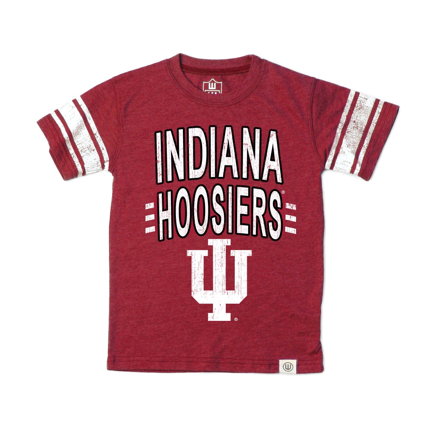 Indiana Hoosiers Youth Boys Sleeve Stripe Tee