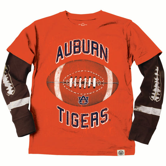 Auburn Tigers Infant Fball Sleeve 2 in 1 Tee