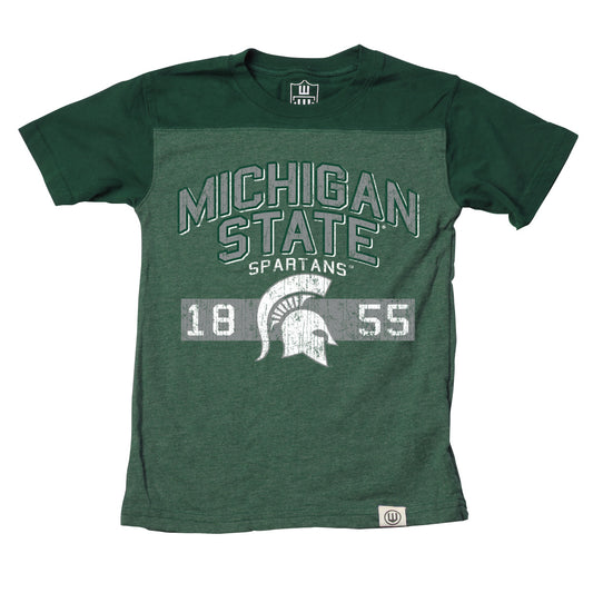 Michigan State Spartans Contrast Yoke Tee