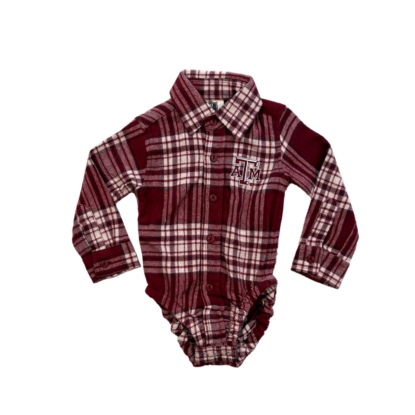 Texas A&M Aggies Infant Plaid Hopper