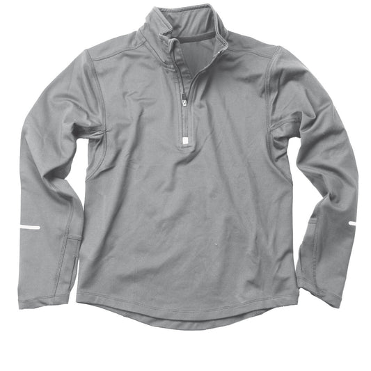 Youth Boys Youth Gray Performance Pullover