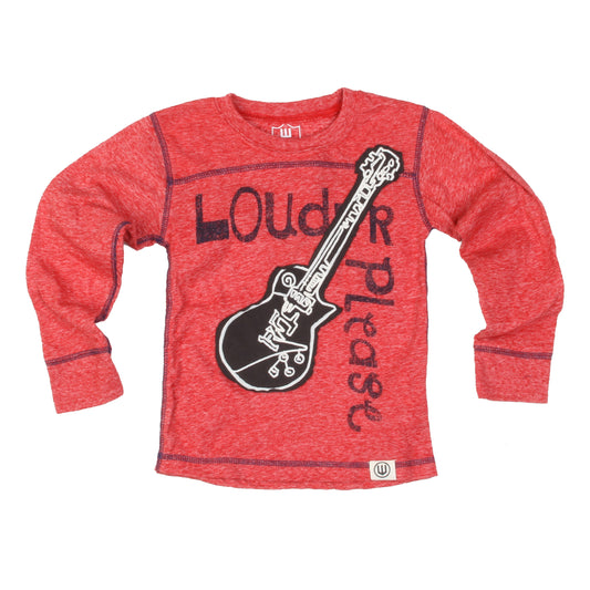 Youth Guitar Red Speckle Jersey