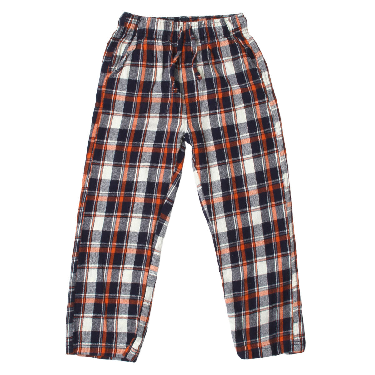 Youth Boys Orange Crush Plaid Pant