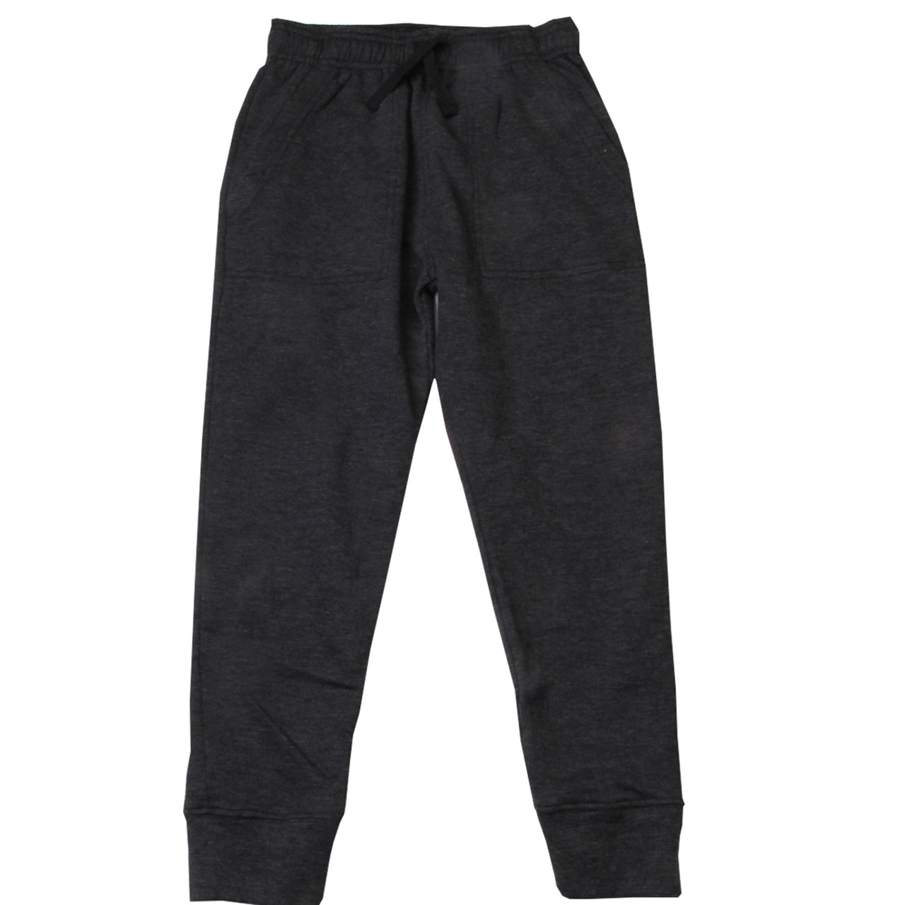 Youth Boys Black Blend Slub Fleece Jogger Pant