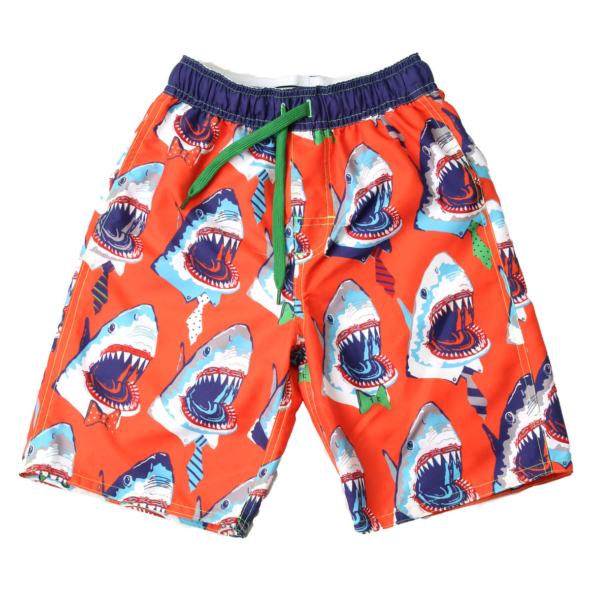 Youth Boys Sharp Dressed Sharks Swim Trunk