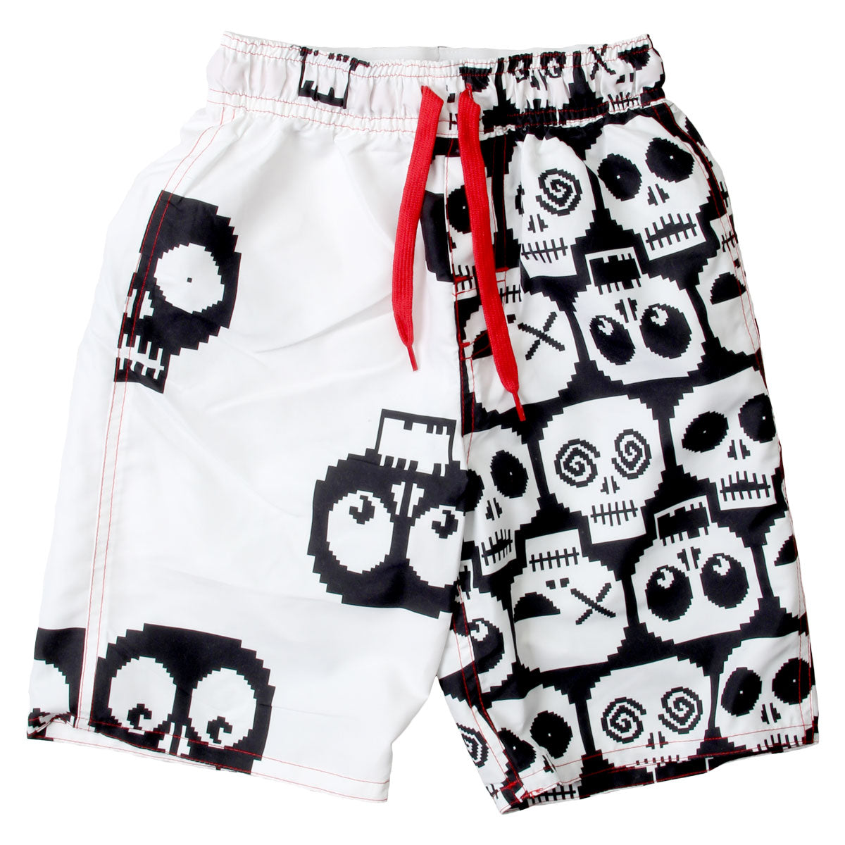 Youth Boys Digital Skull Swim Trunk