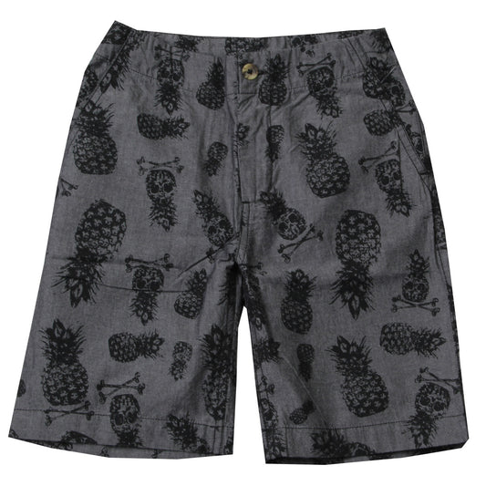 Youth Boys Pineapple Skull Short