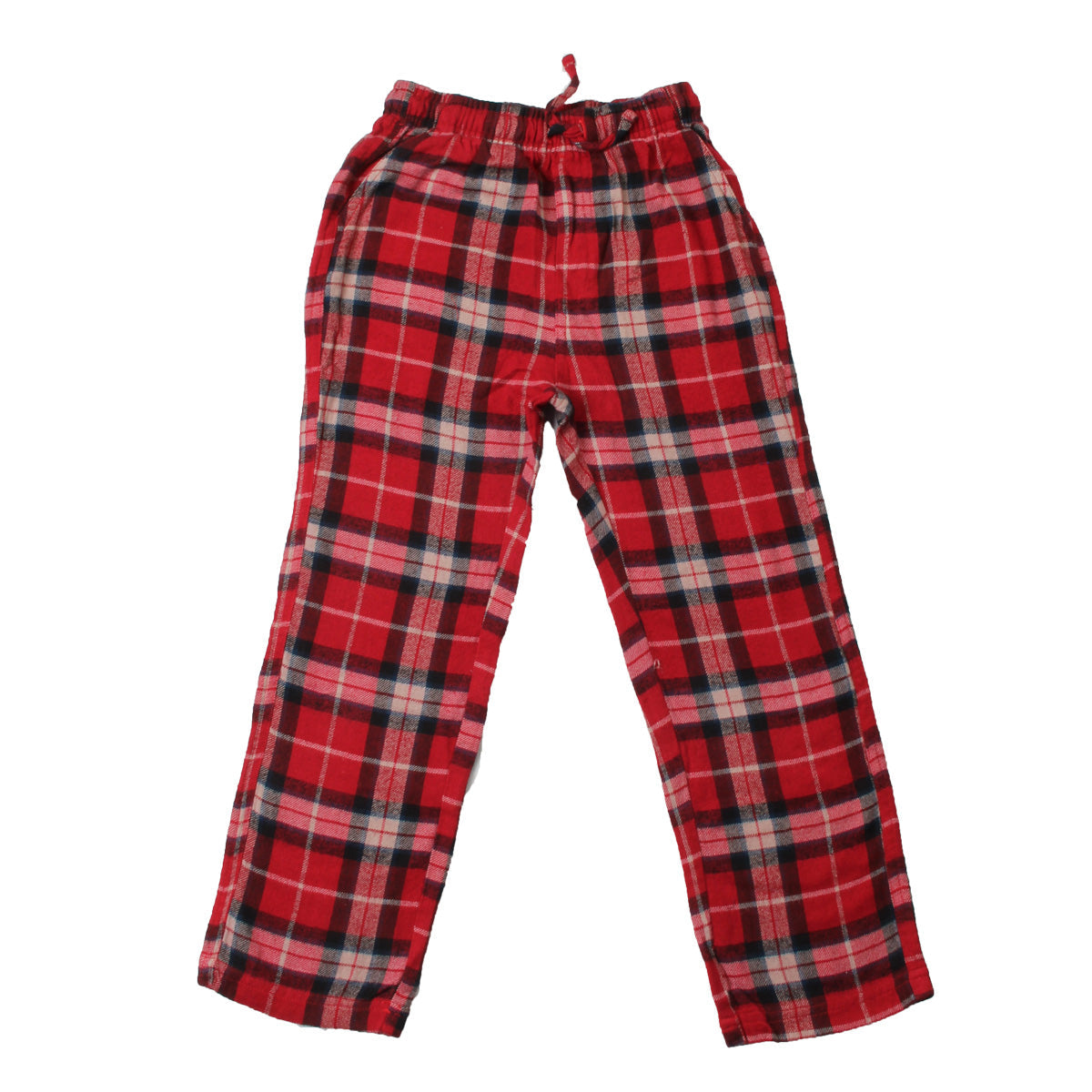 Youth Boys Plaid Pant-Cherry