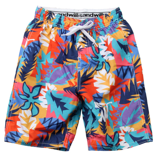 Youth Boys Tropical Cove Swim Trunk