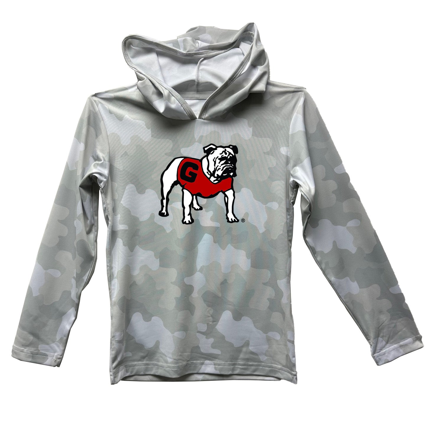 Georgia Bulldogs Youth Boys Camo Beach Hoodie