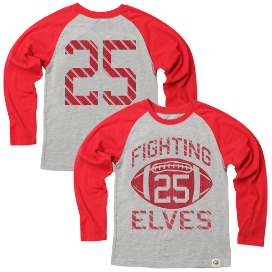 Youth Boys Fighting Elves Raglan