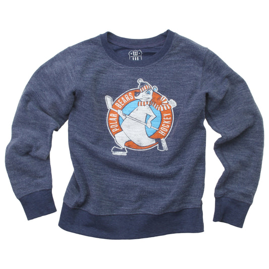 Youth Boys Polar Bears Reverse Fleece Top