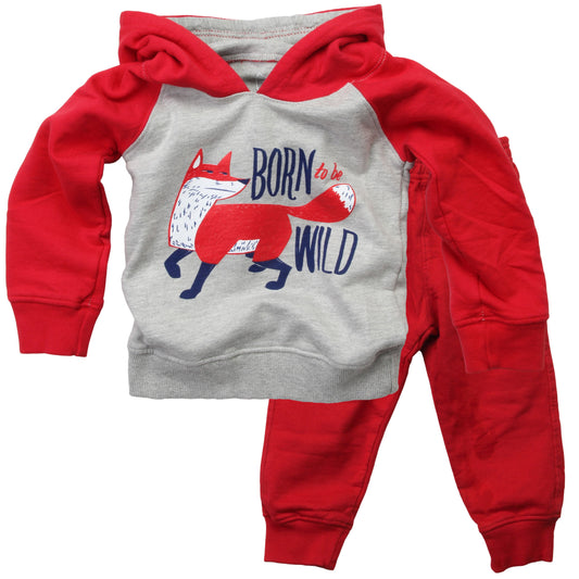 Infant Born Wild Fleece Set