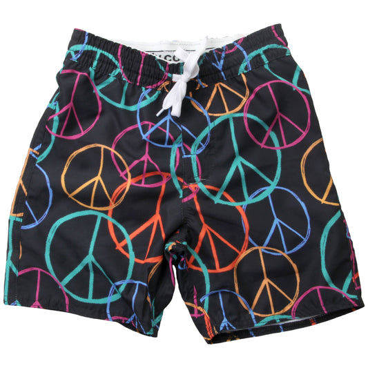 Youth Boys Peace Out Swim Trunks