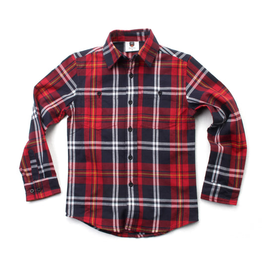 Youth Boys Plaid Shirt