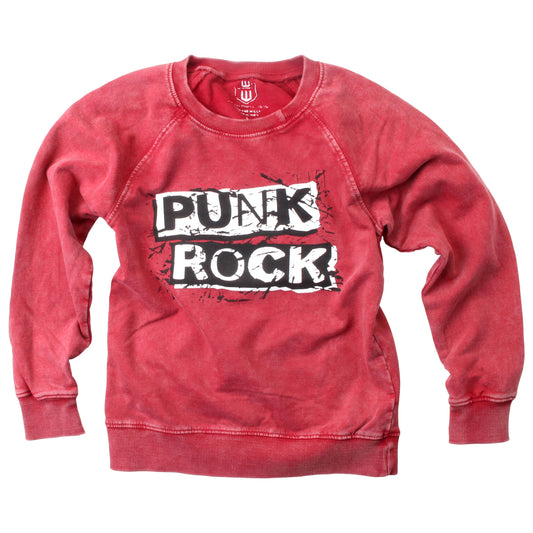 Youth Boys Punk Rock Fleece Top