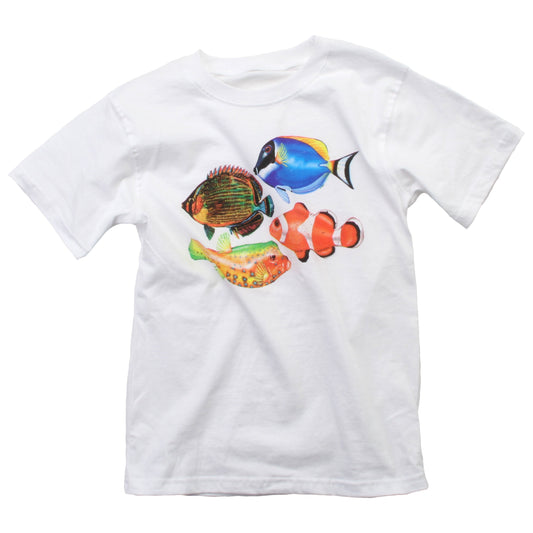 Youth Boys Tropical Fish Tee