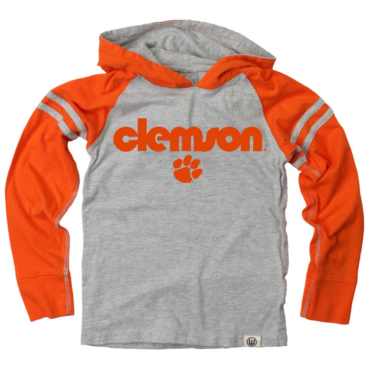Clemson Tigers Youth Jersey Raglan Hoodie
