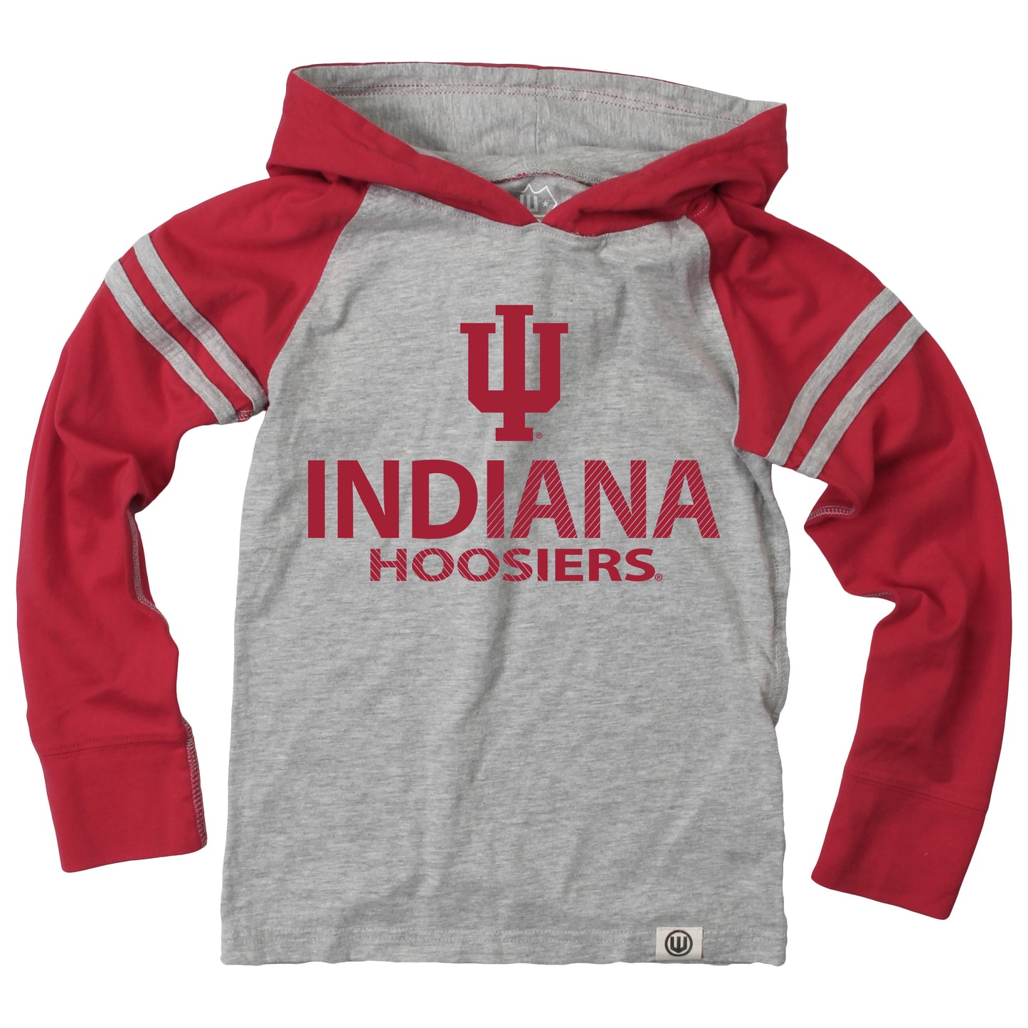 Indiana Hoosiers Youth Jersey Raglan Hoodie