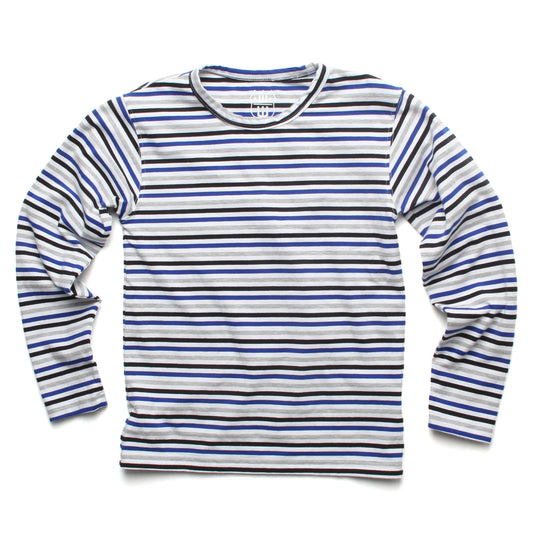 Youth Boys LS Blue Moon Striped Tee