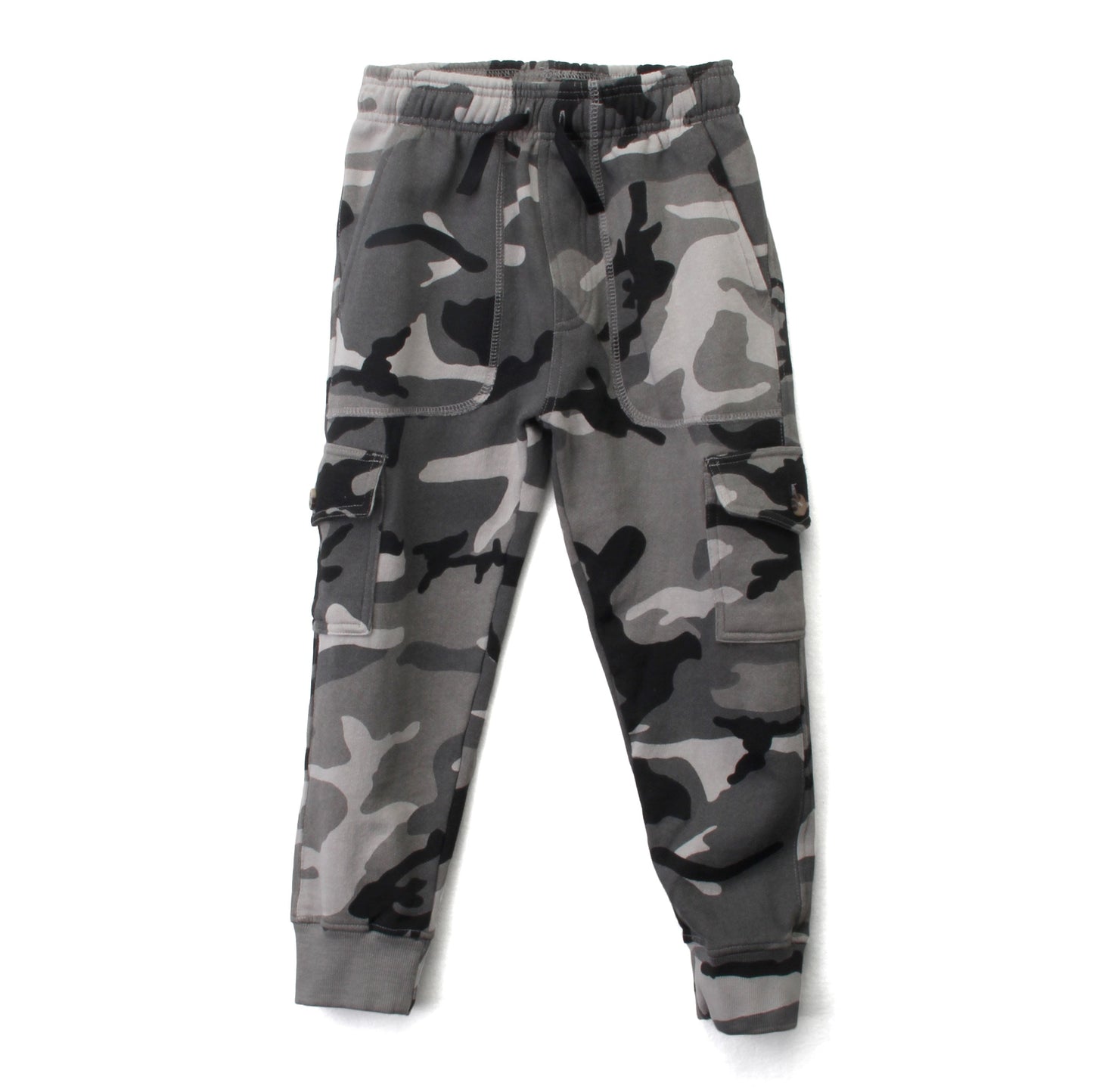 Civil Defense Youth Boys Camo Fleece Jogger Pant