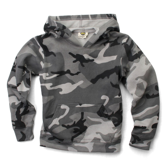 Civil Defense Youth Boys Fleece Camo Hoodie