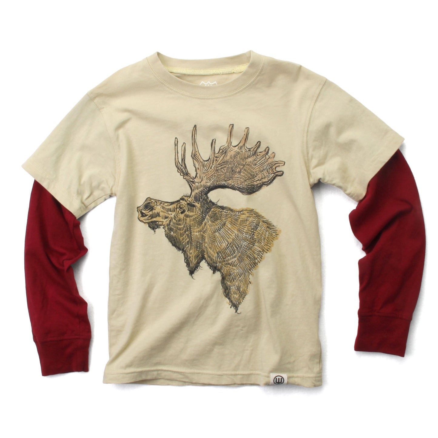 Youth Boys Moose Head Tee