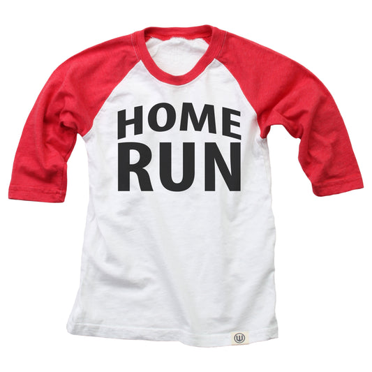 Youth Boys Home Run 3/4 Raglan