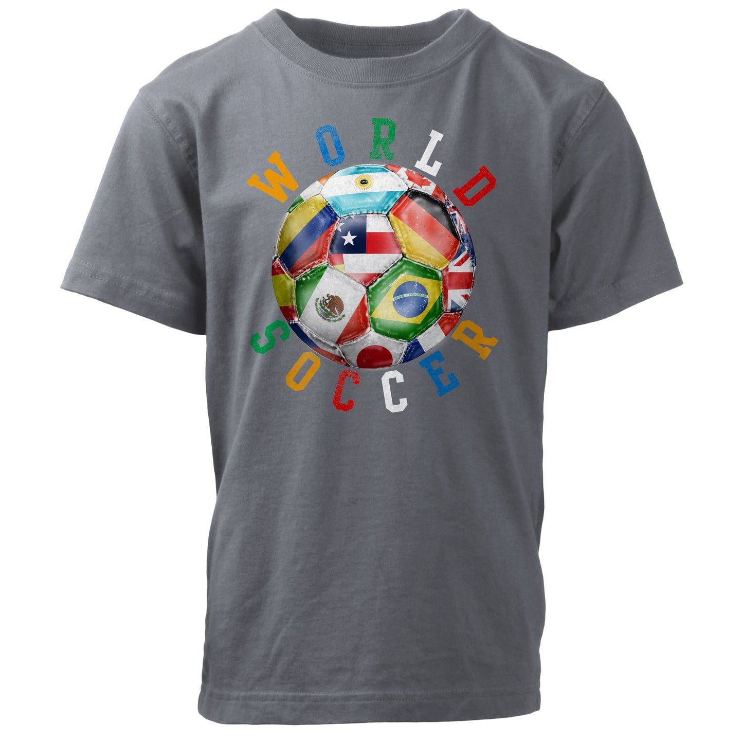 Youth Boys World Soccer SS Tee - Castlerock