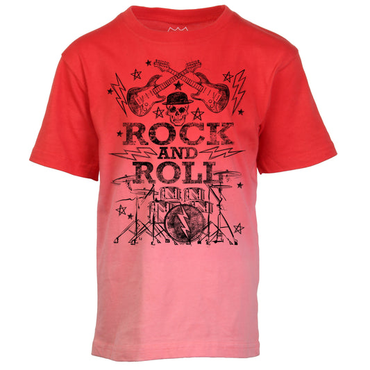 Youth Boys Rock & Roll Ombre Tee Shirt
