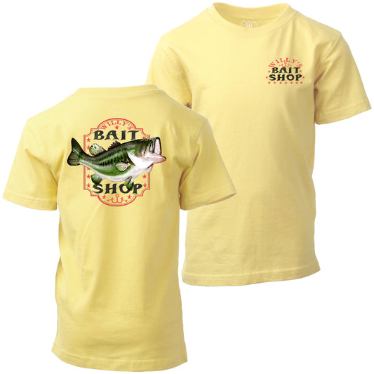 Youth Boys FB Bait Shop SST - Butter