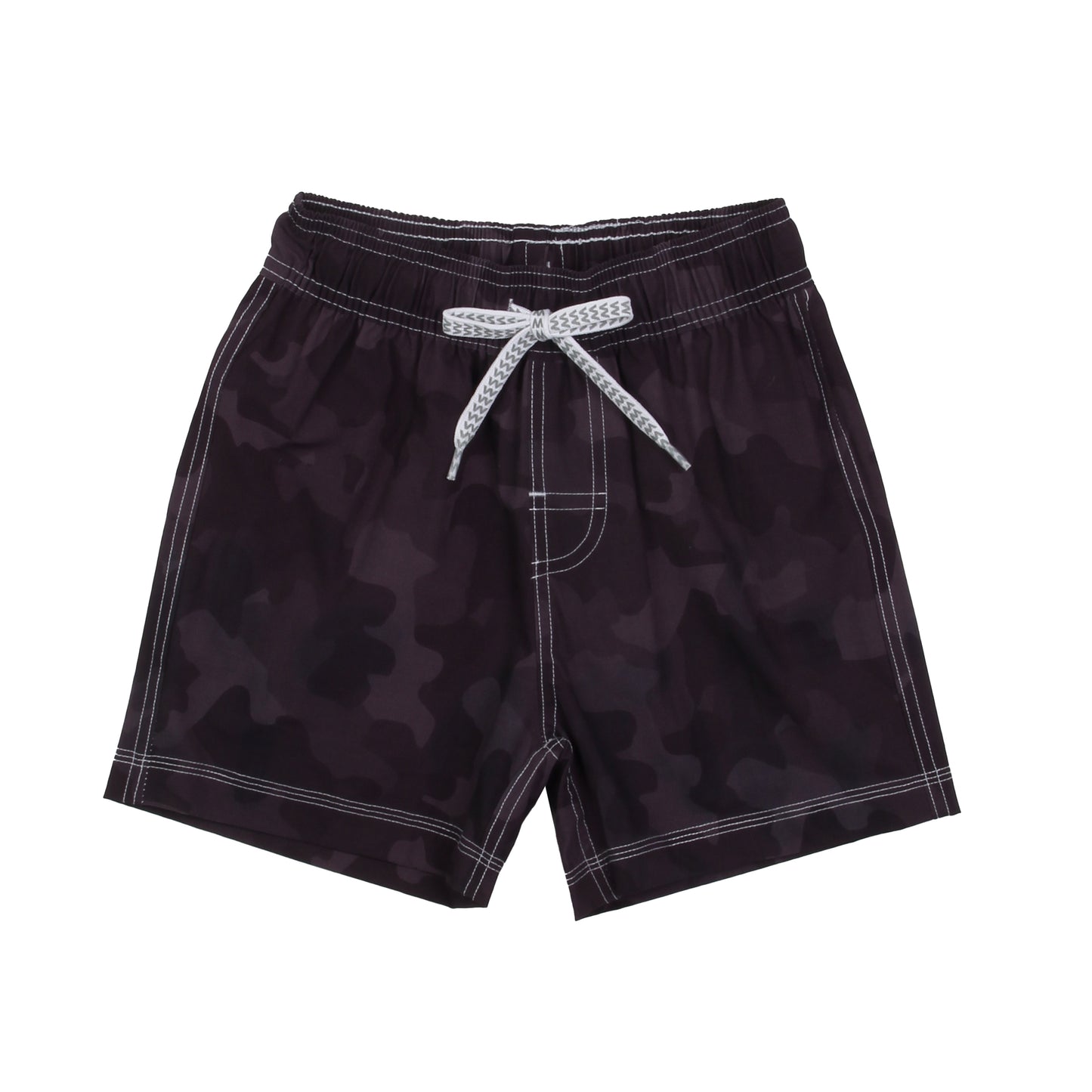 Youth Boys Black Camo Trunk